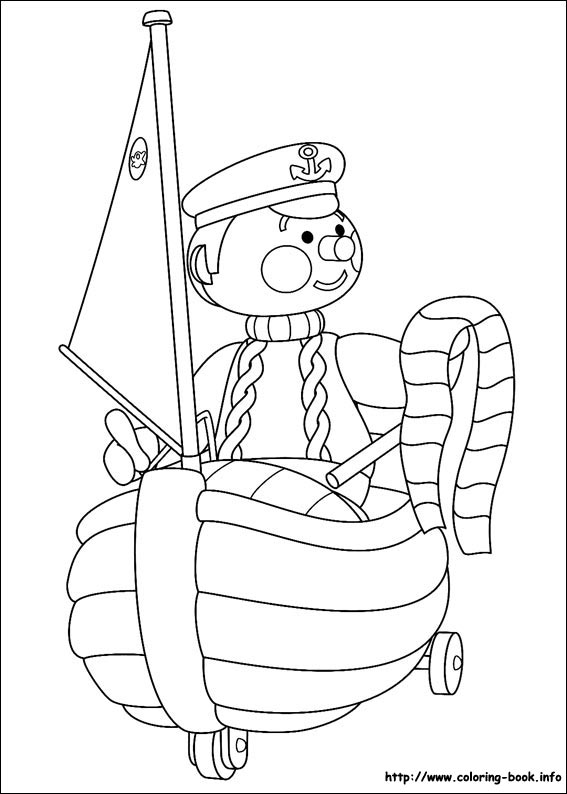 Andy Pandy coloring picture